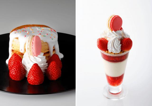 画像1: パンケーキやパフェもあまおう尽くし!