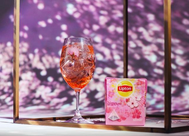 画像5: 【Lipton×FLOWERS BY NAKED】日本一早いお花見に、リプトンの限定さくらドリンクが登場