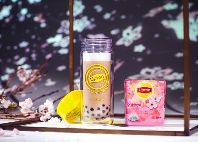 画像4: 【Lipton×FLOWERS BY NAKED】日本一早いお花見に、リプトンの限定さくらドリンクが登場