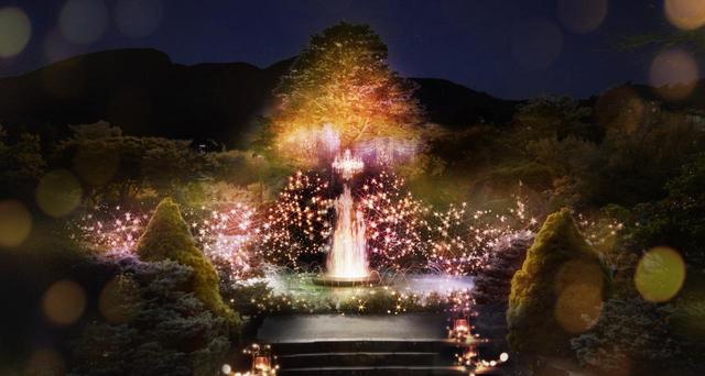 画像: 春の訪れを感じさせる箱根強羅公園の期間限定イベント「スプリングナイトガーデン~不思議な夜の演奏会~」。