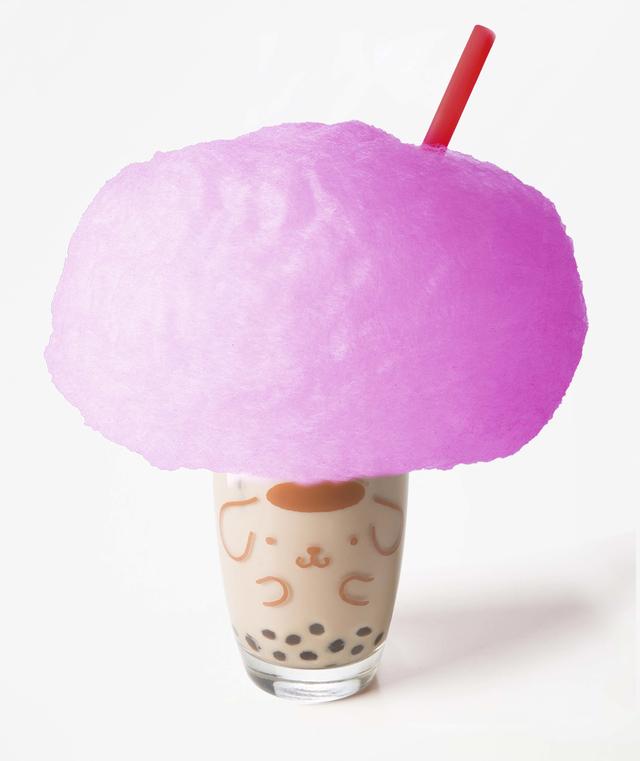 画像4: ポムポムプリンカフェで直径45cmカラフル綿あめが新発売!