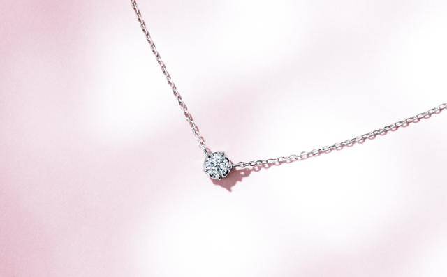画像: Pt950/Diamond Necklace ¥80,000+Tax