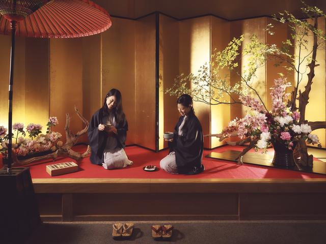 画像: 界日光(栃木県・中禅寺温泉)花と団子と組子を楽しむ 春限定の茶屋オープン