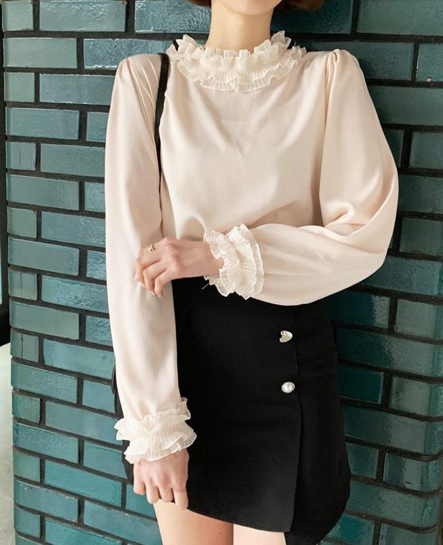 画像: バックリボンフリルブラウス・全3色・t52204・ ¥4,170(税抜)