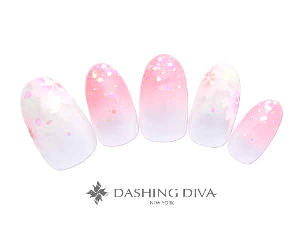 画像: 煌びやかなグラデーションに満開の桜でお花見気分