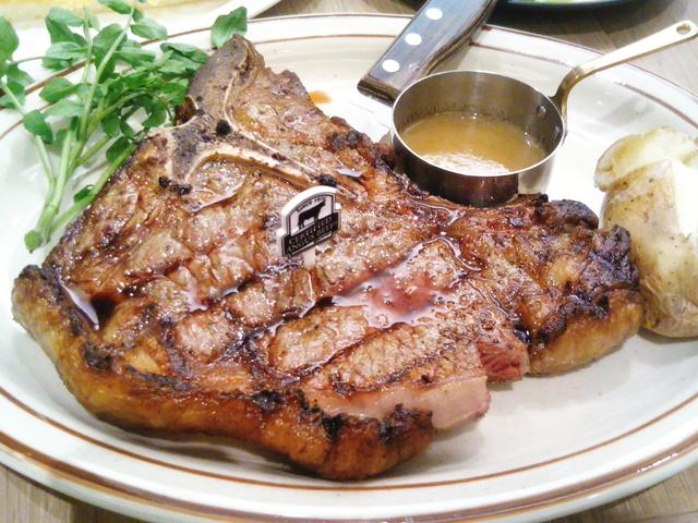 画像: オープン記念限定メニュー「Lボーンステーキ」