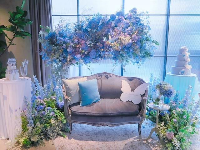 画像1: 結婚式を翌日に控えた花嫁の''夢の世界''を表現したウエディング会場