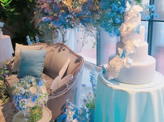 画像2: 結婚式を翌日に控えた花嫁の''夢の世界''を表現したウエディング会場