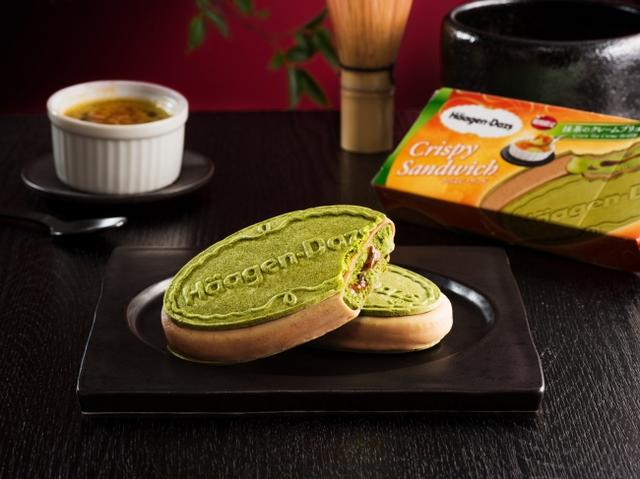 画像2: 初夏を感じる和スイーツ! “お茶フレーバー”2品が登場クリスピーサンド『抹茶のクレームブリュレ』ミニカップ『ほうじ茶ラテ』期間限定発売!