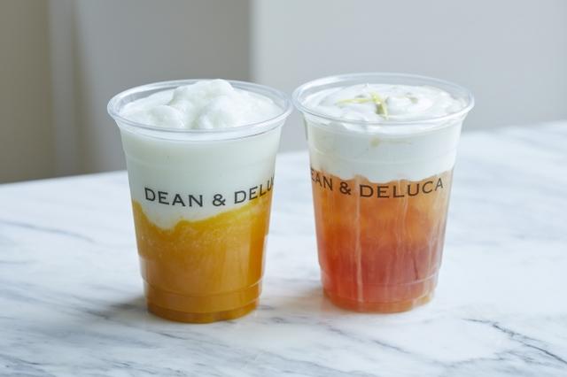 画像: SEASONAL DRINK シーズナルドリンク マンゴーラッシーフラッペ ¥560 / フロマージュブラン クリームティー ¥550