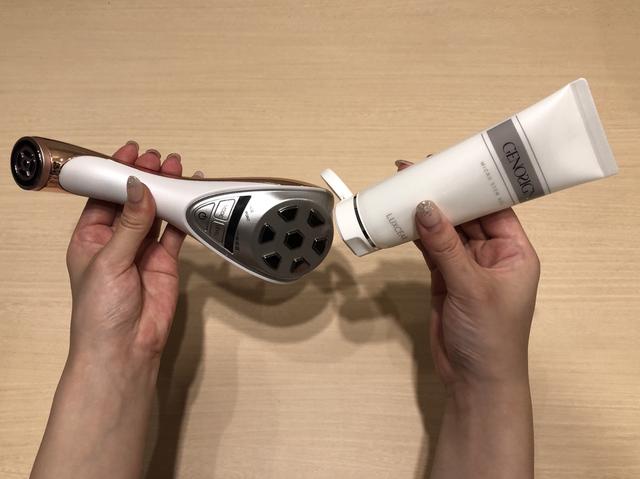 画像: こちらが48mmのヘッド。専用のクリームを塗って使用します