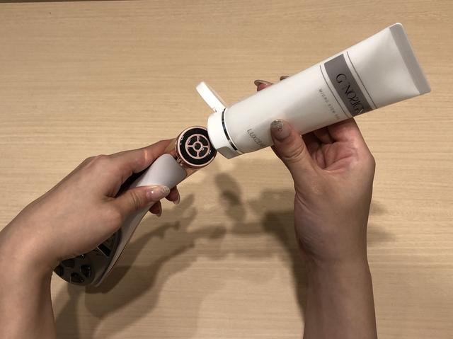画像: こちらが28mmのヘッド。こちらも専用のクリームを塗って使用します