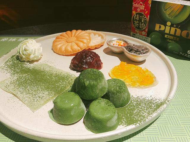 画像: 【トッピング】 ・マーマレードソース・あんこ・もなか・ホイップクリーム・求肥抹茶クレープ・5色あられ・きざみ塩昆布・宇治抹茶パウダー
