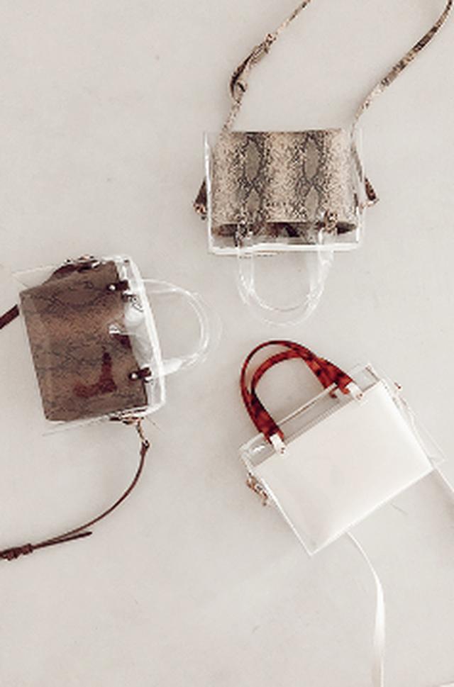 画像: PVC Mini Shoulder Bag(3色展開)¥11,800(+tax)