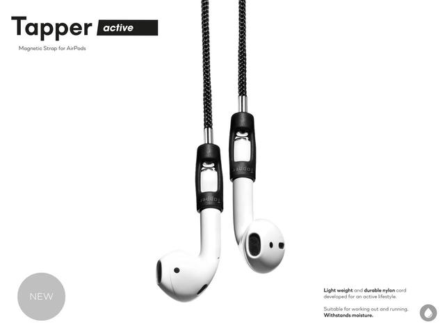 画像2: スウェーデン・ストックホルム発 「Tapper」 の アクセサリーブランド Apple Air pods専用のWireless イヤフォン
