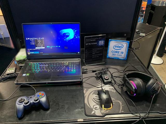 画像: インテルブースの超高性能ノートPC
