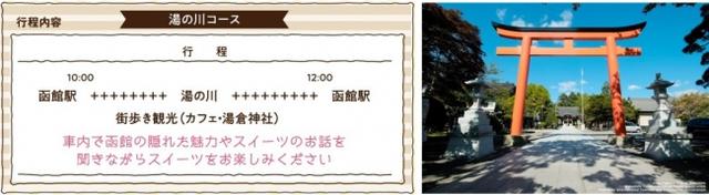 画像6: 貸切列車でスイーツ堪能&路地裏まち歩き!異国情緒溢れる街並みを巡る「函館スイーツ電車」、出発進行!