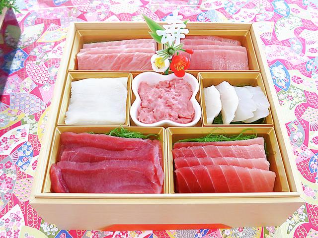 画像: お刺身重〜豊洲からの直送便