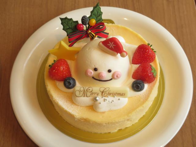 画像: クリスマス・スノーマンチーズケーキ