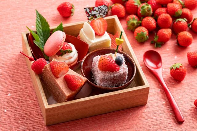 画像4: 【試食レポ】お重とお箸で楽しむ❤︎ヒルトン東京お台場「”いちご”一会のストロベリーデザートビュッフェ」