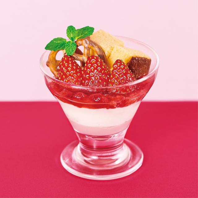 画像1: 甘酸っぱく、爽やかな香りが広がる、いちごのデザート 】