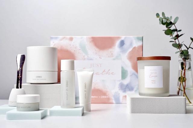 画像: 4月 Box 「Just Breathe」 ■オルビス オフクリーム ■オルビスユーシリーズ オルビスユー ウォッシュ オルビスユー ローション オルビスユー モイスチャー ■フレグランス キャンドル < ホワイトムスクの香り> ■スパチュラ & スタンドホルダー ここちよいスキンケアタイムを味わえる「オルビス」の新作コスメがIN!