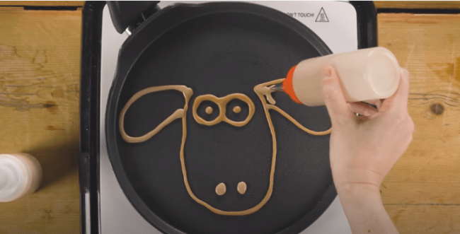 画像1: ひつじのショーン公式チャンネルで紹介!おうちで作れる可愛いパンケーキ