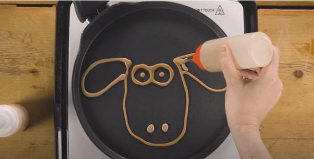 画像1: ひつじのショーン公式チャンネルで紹介!おうちで作れる可愛いパンケーキ