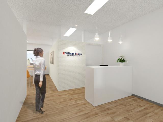 画像: ▲対面で行うプライベートレッスンは、カフェのような開放的空間に。クラスレッスンはガラス張りの明るい教室で受講。