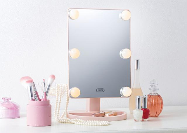 画像: 3色から選べるLEDライトで魅力的にメイクアップ「Toffy Beauty ハリウッドスタイルミラー」