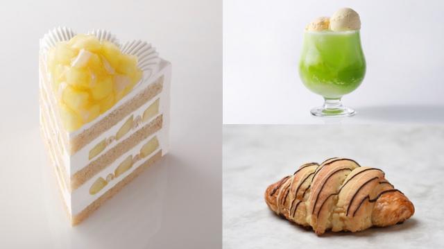 画像: 『新エクストラスーパーメロンショートケーキ』 3,800円【1日限定20個】 『新メロンパン』 900円 『マスクメロンソーダ』 2,800円 ※「コーヒーショップSATSUKI」