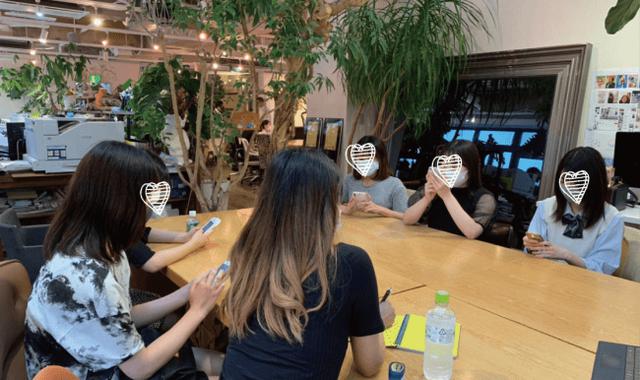 画像: ミーティングの様子 ※コロナ対策にてマスク着用でミーティングを行っています。