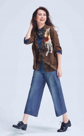 画像3: "おうち時間"を快適に過ごそう！ワコール カルソン『まるでデニム』からスカート登場！