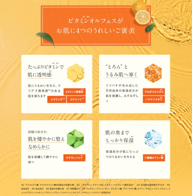 画像4: まるで包む美容液!フェイスマスクブランドオルフェスから ビタミンをコンセプトにしたアイテムが新発売!
