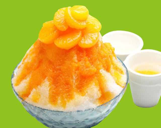 画像: 完熟みかんの果肉の存在感が際立つ 素朴な味わいの色鮮やかな“みかん 尽くし”かき氷『完熟みかん』¥780《税抜》