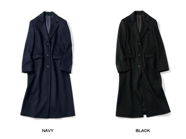 画像: イタリアの老舗生地メーカー「LoroPiana(ロロ・ピアーナ)」社のしなやかで柔らかな肌触りのウール素材を採用。オンオフ問わず着用できるコートで、凛とした大人の美しさを演出します
