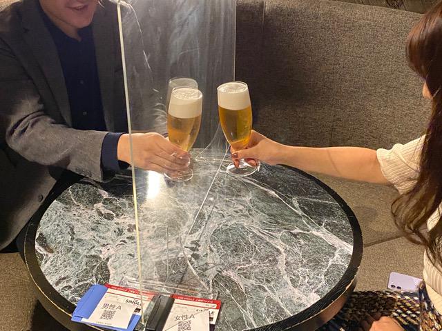 画像: まずは乾杯!ここから20分のトークタイムがスタートします
