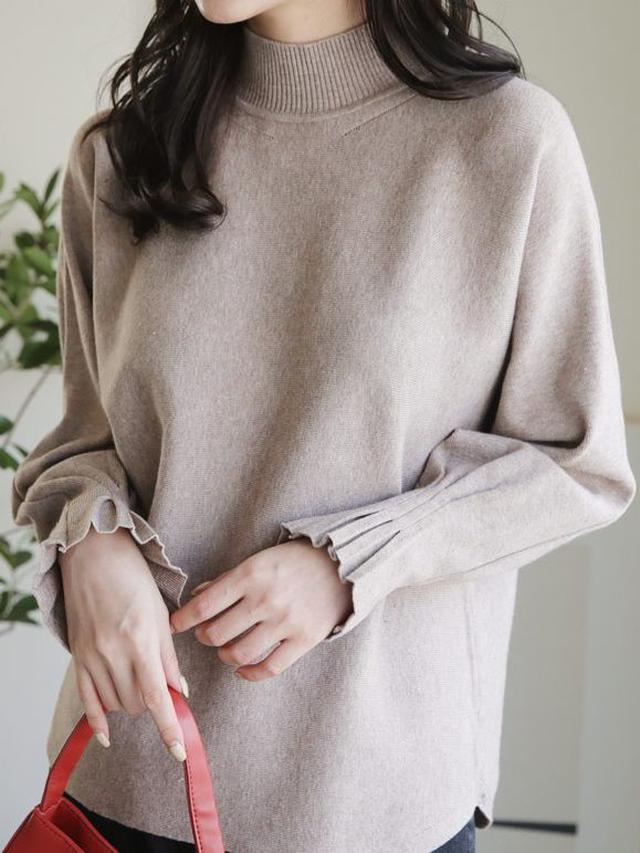 画像2: ハイネックタックニット ¥3,938 (税込)