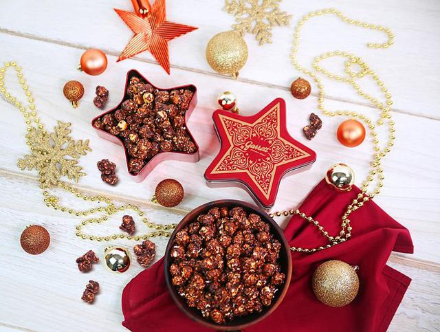画像1: クリスマスを彩る星型缶に、新レシピ「ココア ヘーゼルナッツ」をつめた『Holiday Star』期間限定・数量限定で発売!