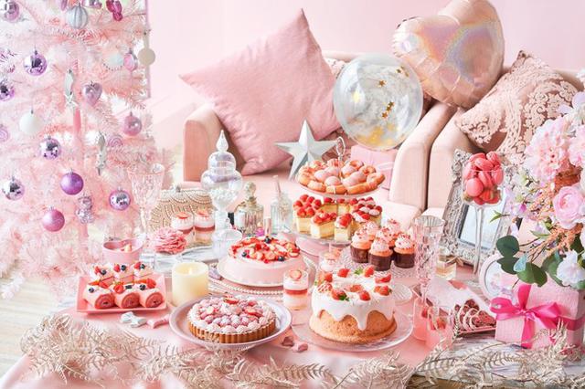 画像1: 【ヒルトン東京お台場】ピンクづくしのストロベリーデザートビュッフ「Christmas Girl’s Room」