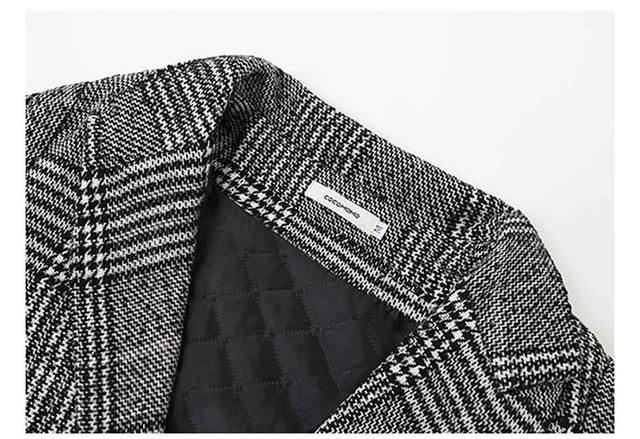 画像3: グレンチェックロングチェスターコート