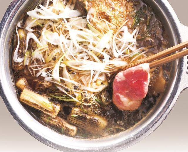 画像: 大人男性向け。炙り葱の風味豊かな和風しゃぶしゃぶ
