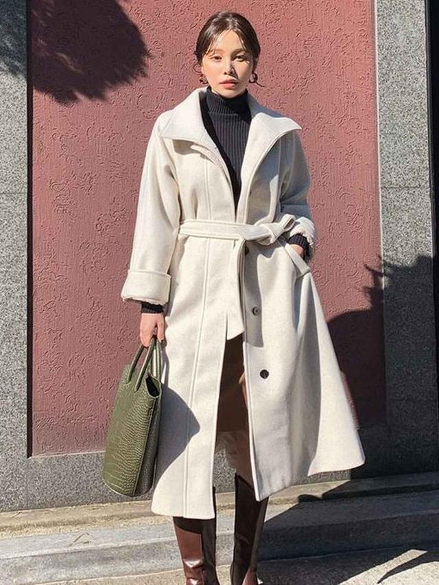 画像1: ストラップ付フライフロントコート ¥9,526 (税込)