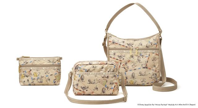画像: 左から 【コスメティック クラッチ】H15×W20×D6cm ¥4,200+税 【ダニエラ クロスボディ】H18×W21×D8cm ¥9,000+税 【エリーゼ ホーボー】H27×W28×D11cm ¥18,000+税 ※全13型展開