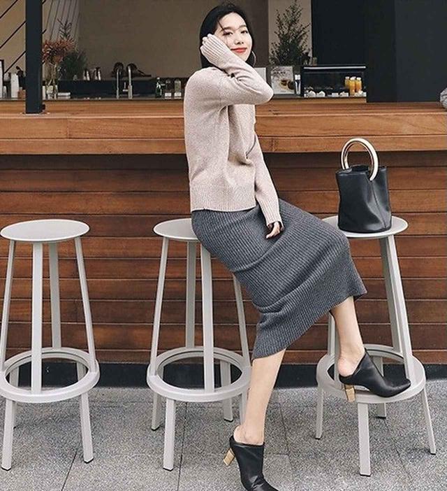 画像2: ストレッチロングタイトスカート