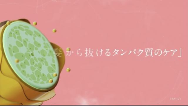画像1: ①髪から抜けたタンパク質の補修ケア