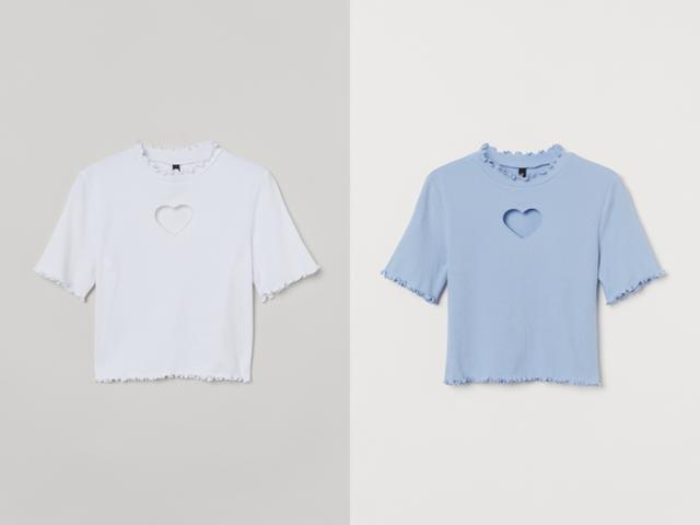 画像: ハートTシャツ¥999