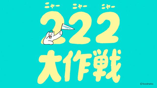 画像: 222(ニャーニャーニャー)大作戦について