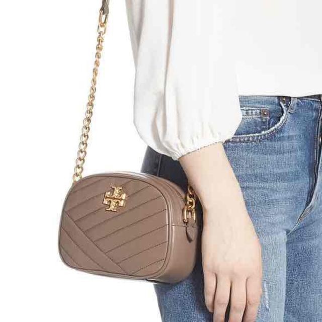 画像1: KIRA CHEVRON SMALL CAMERA BAG(キラシェブロンスモールカメラバッグ)