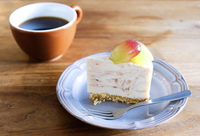 画像: 「裏旬」バイオレットキングのレアチーズケーキ